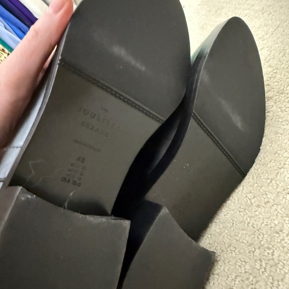 Sezane Bridget Knee Boots Smooth Black - Size 11 - Picture 7 of 9